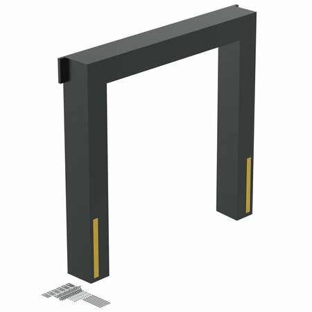 VESTIL Dock Seal, 16" Projection, 8x8 Door D-150-16